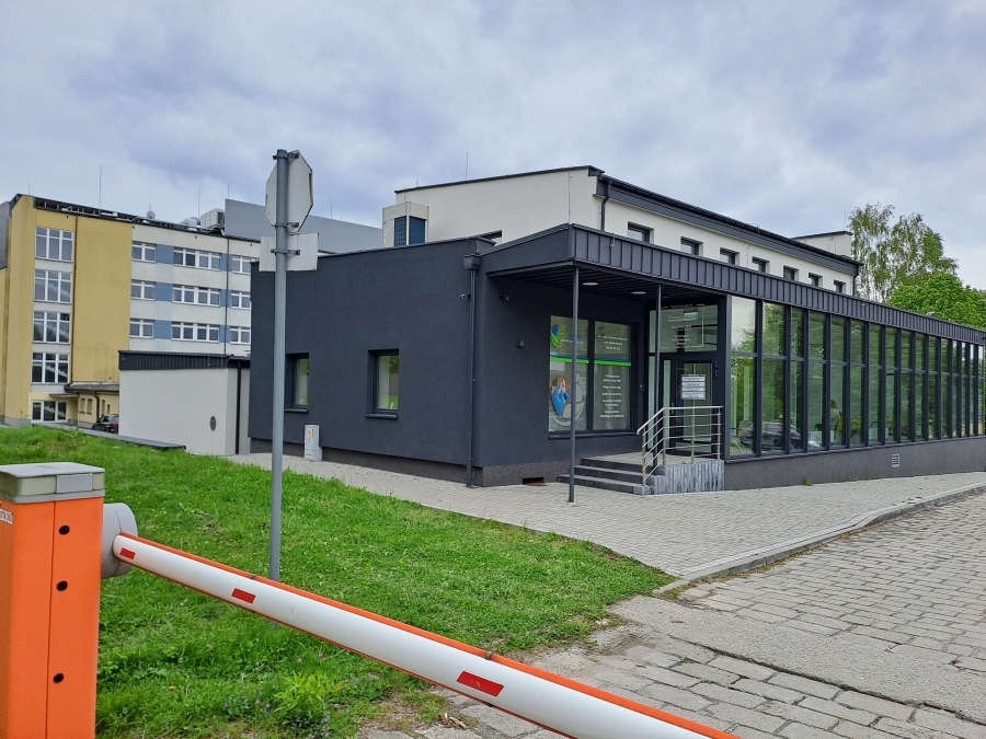 Budynek, w którym znajduje się gabinet